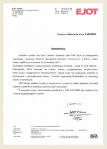 Opinie_ Referencje_ Anna Adamus Matuszyńska_CSK PARTNER_Ejot